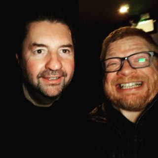 Bumped into Doug from Gordon Smith Guitars at the Vive Le Rock awards! #gordonsmithguitars